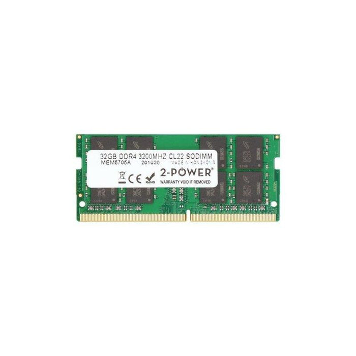 2-Power Memoria Sodimm 32gb Ddr4 3200mhz Cl22 Sodimm 2p-5m30v06804