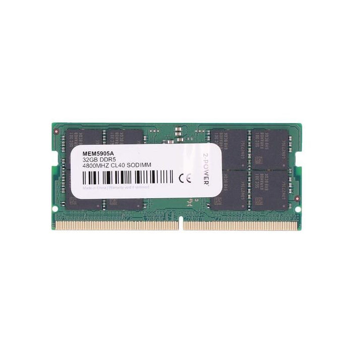2-Power Memoria Sodimm 32gb Ddr5 4800mhz Cl40 Sodimm 2p-4x71k08908