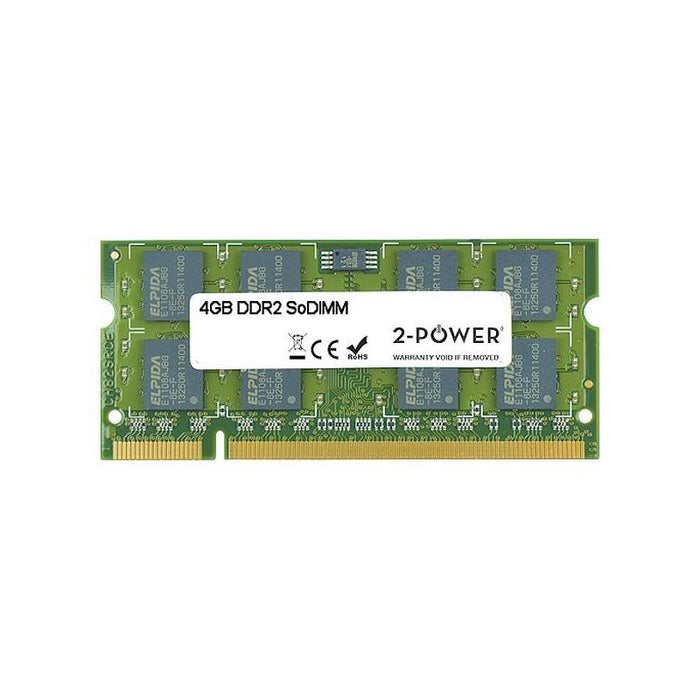 2-Power Memoria Sodimm 4gb Ddr2 800mhz Sodimm 2p-A3012734