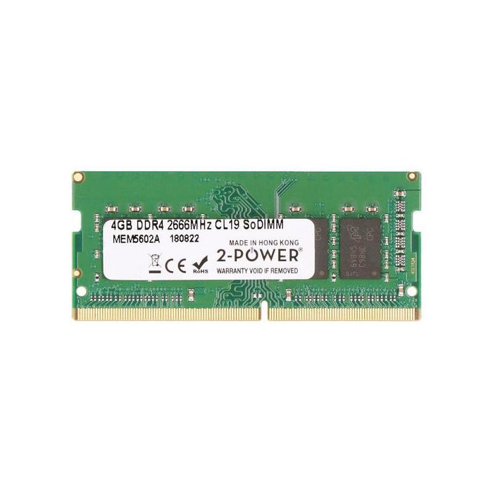 2-Power Memoria Sodimm 4gb Ddr4 2666mhz Cl19 Sodimm 2p-01ag831
