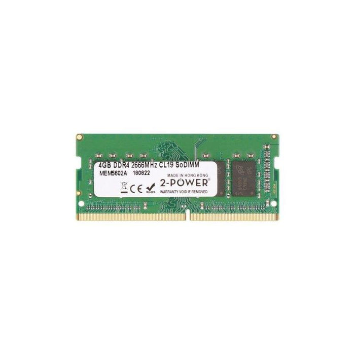 2-Power Memoria Sodimm 4gb Ddr4 2666mhz Cl19 Sodimm 2p-L10598-855