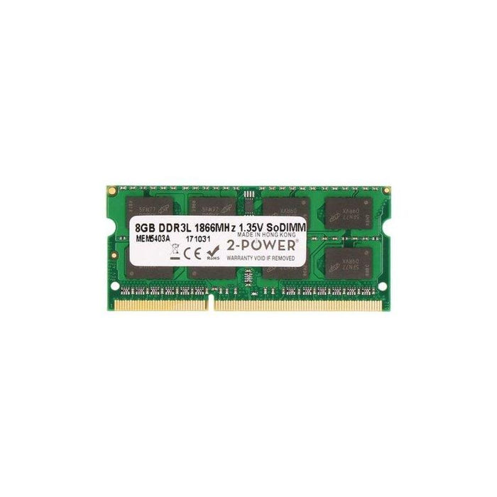2-Power Memoria Sodimm 8gb Pc3-14900 1866mhz 1.35v Sodimm 2p-Ct8g3s186dm