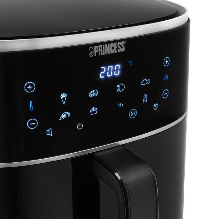 EAN 8712836980594 - Princess 01.182254.01.001 freidora Sencillo Independiente 1800 W Freidora de aire caliente Negro imagen 4