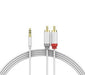 EAN 4250696644743 - shiverpeaks FL31-34156 cable de audio 1,5 m 3,5mm 2 x RCA Blanco imagen 2