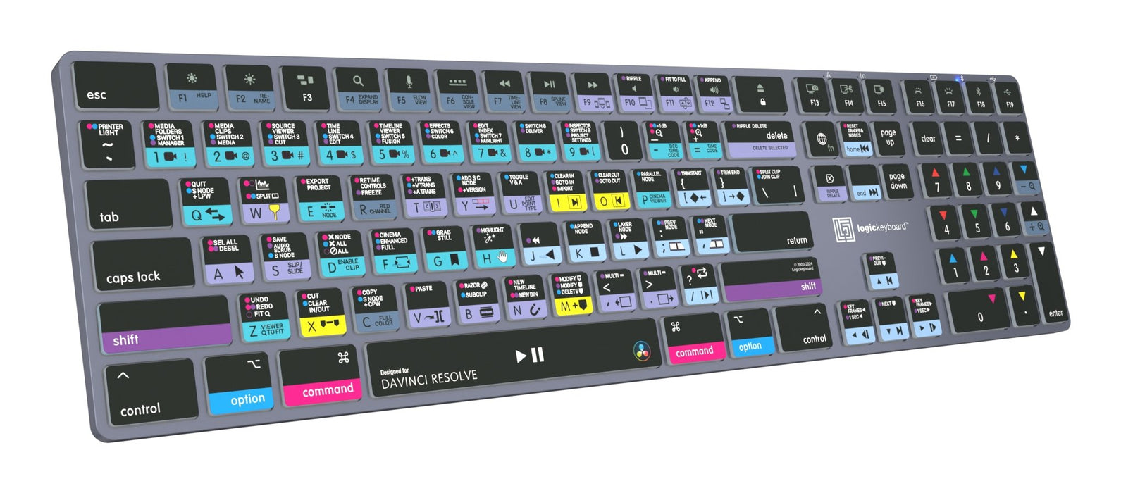 EAN 5707795022020 - Logickeyboard LKB-RESB-TM-UK teclado Oficina Bluetooth QWERTY Inglés Gris, Titanio imagen 4