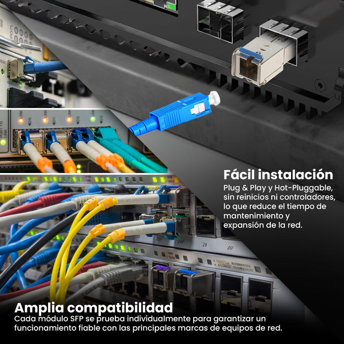 EAN 5902560362213 - Extralink SFP 1.25G WDM 1310/1550NM SM 20KM SC - PAIR red modulo transceptor Fibra óptica 1250 Mbit/s 131 imagen 8