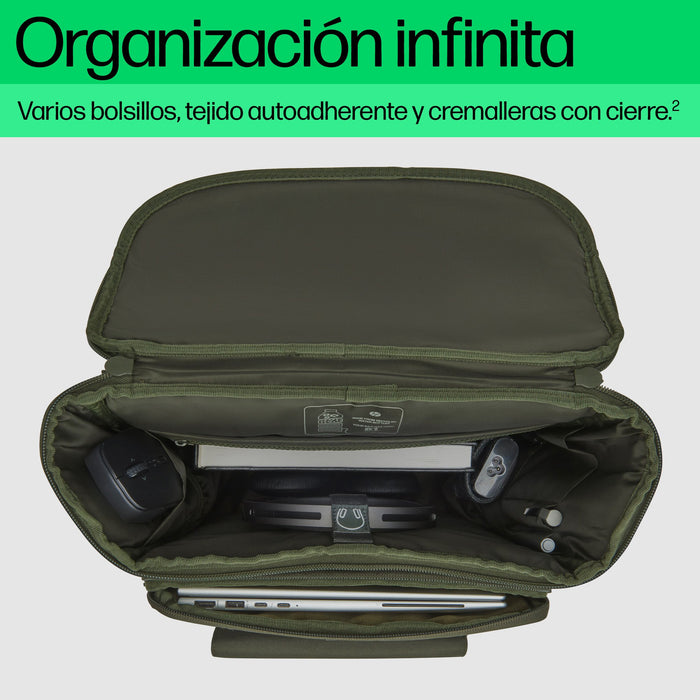 EAN 0197961660425 - HP 15.6 Modular Laptop Backpack 39,6 cm (15.6") Verde, Gris imagen 4