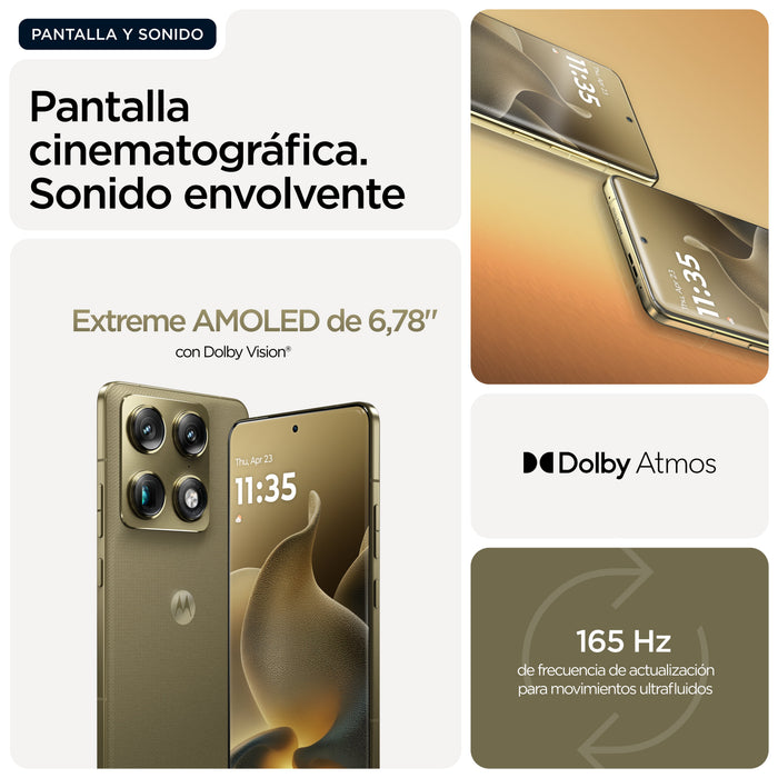 EAN 840493604893 - Motorola signature 17,2 cm (6.78") SIM doble Android 16.0 5G USB Tipo C 16 GB 512 GB 5200 mAh Oro imagen 11