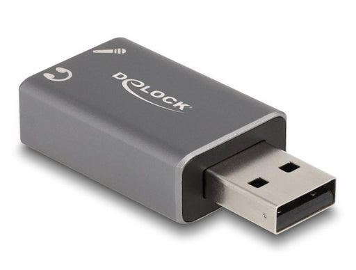 EAN 4043619666331 - DeLOCK 66633 cambiador de género para cable USB 2.0 Type-A 3.5 mm 3 pin, Gris imagen 2