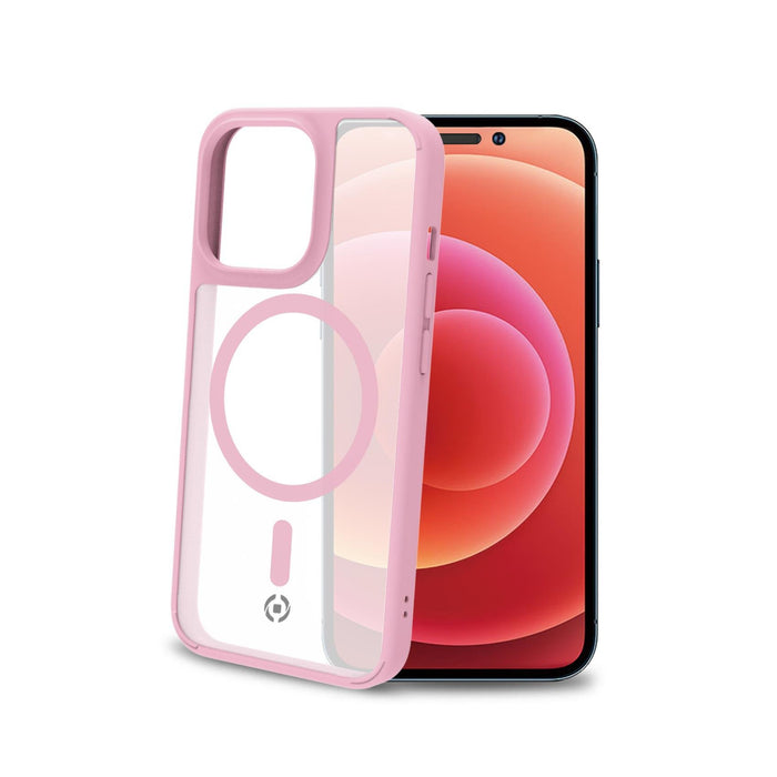 EAN 8021735197713 - Celly Magmatt funda para teléfono móvil 15,5 cm (6.1") Rosa, Transparente imagen 3