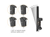 EAN 4015867223000 - Equip 650374 soporte para TV 127 cm (50") Negro, Plata imagen 3