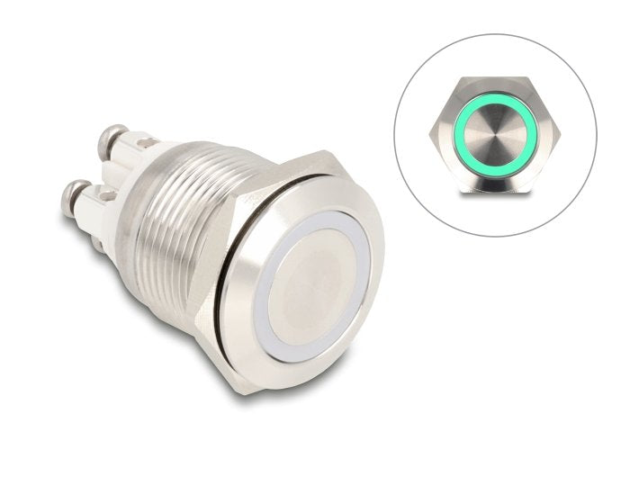 EAN 4043619209781 - DeLOCK 20978 botonera Plata imagen 1