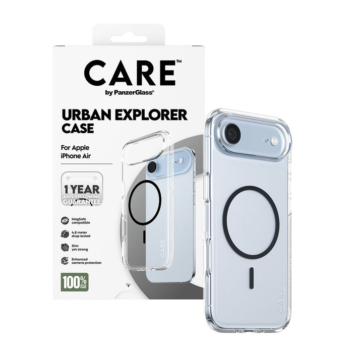 EAN 5715685026881 - PanzerGlass CARE™ by ® Urban Explorer Case Transparent w. Black MagSafe iPhone Air funda para teléfono mó imagen 5