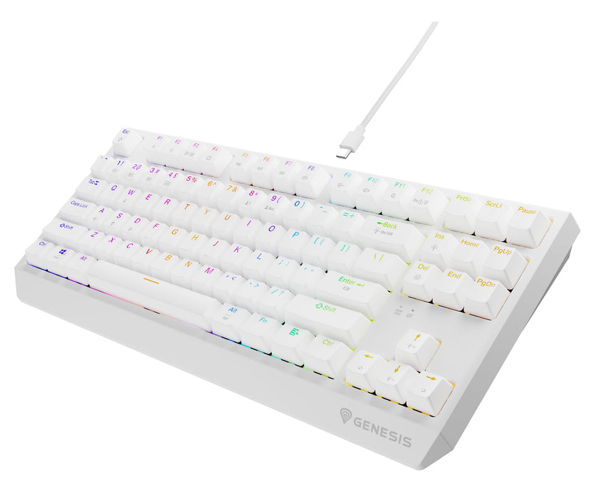 EAN 5901969444469 - GENESIS Thor 230 TKL teclado Juego USB + RF Wireless + Bluetooth QWERTY Inglés de EE. UU. Blanco imagen 17