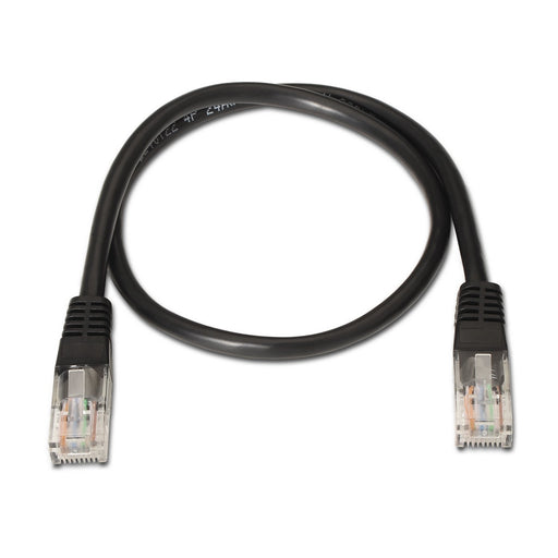 EAN 8436574702019 - AISENS A133-0202 cable de red Negro 0,5 m Cat5e U/UTP (UTP) imagen 2