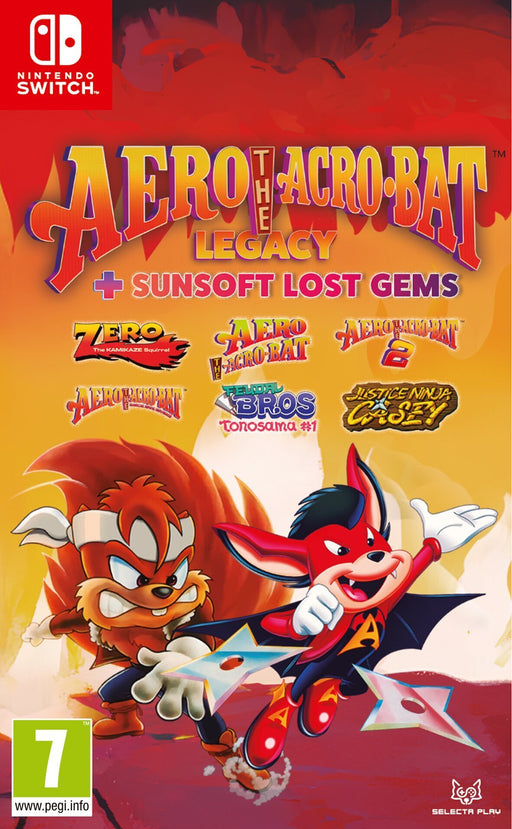 EAN 8424365728263 - Selecta Play Aero The Acro-Bat Legacy + Sunsoft Lost Gems imagen 2