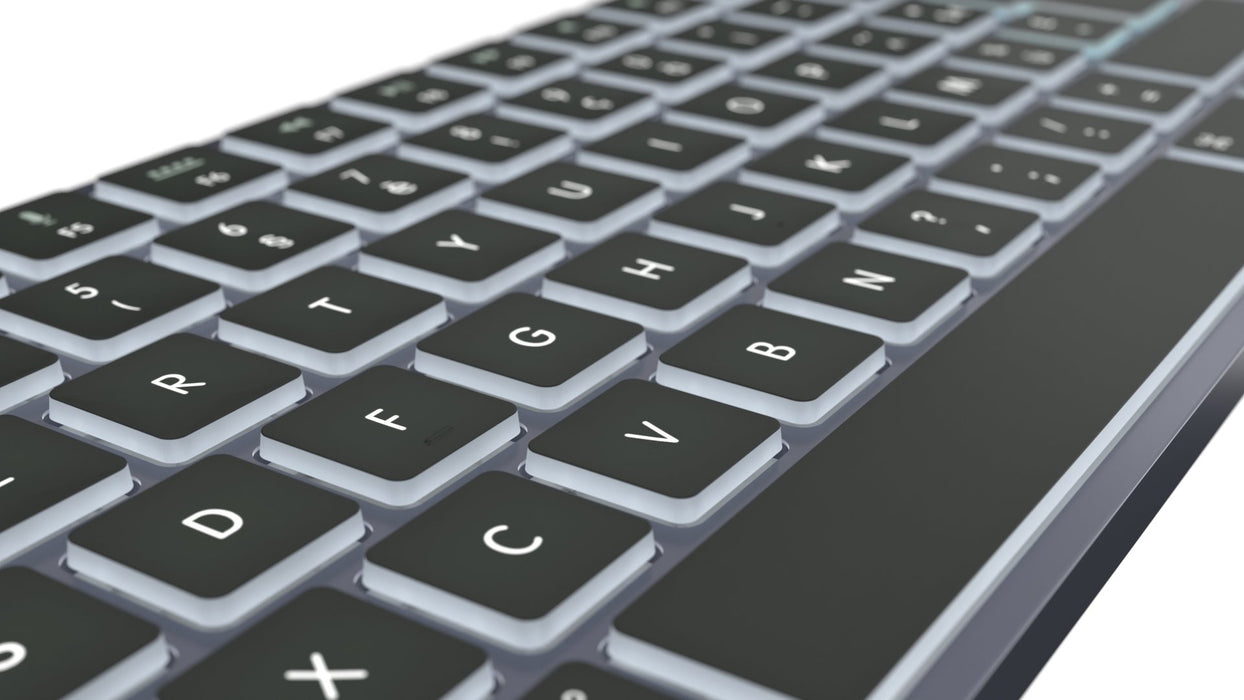 EAN 5707795021955 - Logickeyboard Titan FR Mac teclado Hogar USB + Bluetooth AZERTY Francés Titanio imagen 5