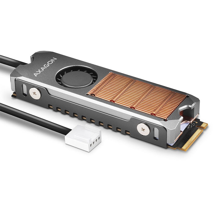 EAN 8595247906588 - Axagon CLR-M2FAN sistema de refrigeración para ordenador Unidad de estado sólido Disipador térmico/Radiad imagen 1