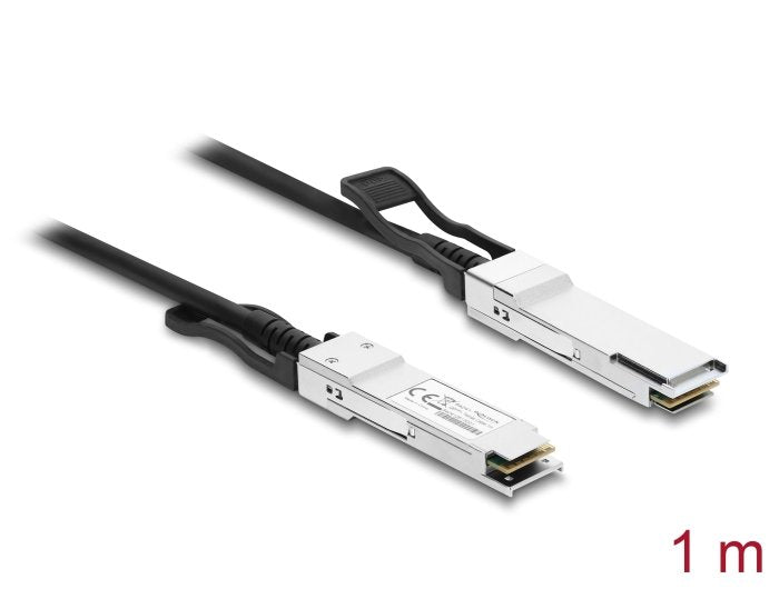 EAN 4043619842414 - DeLOCK 84241 Cable de fibra óptica e InfiniBand QSFP+ Negro imagen 1