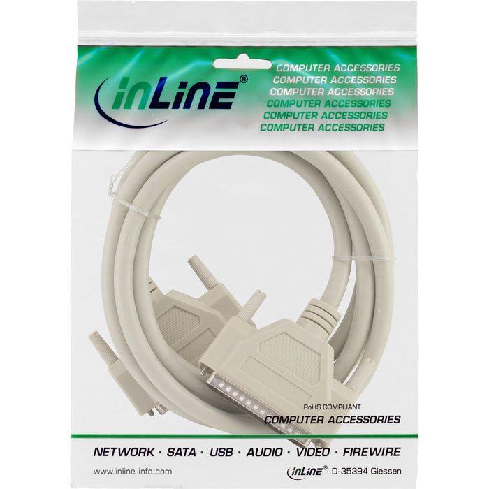 EAN 4043718002269 - InLine 37375 cable de serie Beige 5 m DB-37 imagen 2