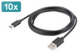 EAN 4016032452171 - Digitus AK-990960-018-S cable USB USB 2.0 1,8 m USB C USB A 0,48 Gbit/s Negro imagen 1