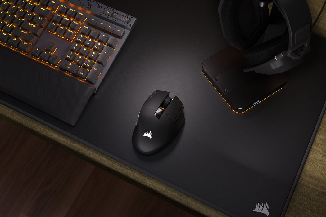 EAN 0840006600329 - Corsair SCIMITAR ELITE WIRELESS ratón Juego mano derecha RF Wireless + Bluetooth + USB Type-C Óptico 2600 imagen 2