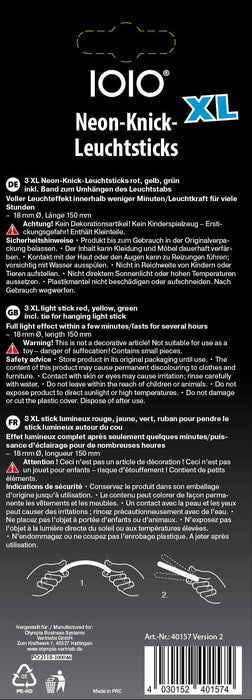 EAN 4030152401574 - Olympia 40157 recuerdo para fiesta Barra luminosa imagen 2