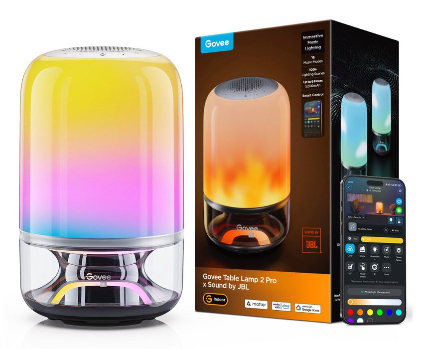 EAN 6974316990246 - Govee Table Lamp 2 Pro x Sound by JBL Lámpara de mesa inteligente Wi-Fi/Bluetooth imagen 1