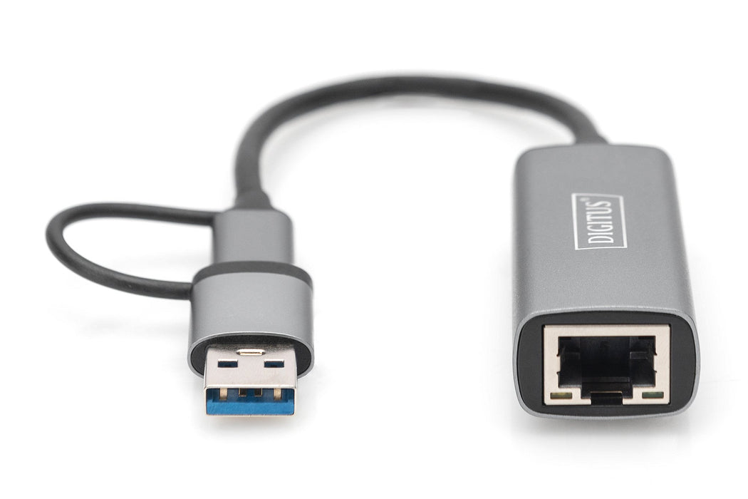 EAN 4016032473572 - Digitus DN-3028 cambiador de género para cable USB-C USB 3.1 RJ-45 Gris imagen 4