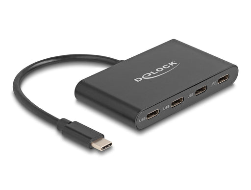 EAN 4043619641291 - DeLOCK 64129 hub de interfaz USB 3.2 Gen 2 (3.1 Gen 2) Type-C 5000 Mbit/s Negro imagen 1