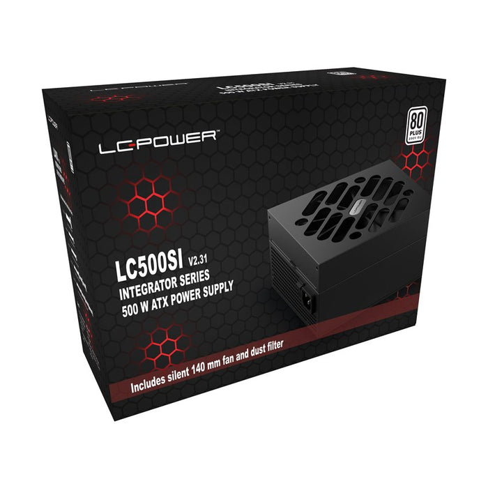 EAN 4262443280319 - LC-Power LC500SI V2.31 unidad de fuente de alimentación 500 W 20+4 pin ATX ATX Negro imagen 9