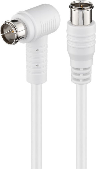 EAN 4040849673504 - Goobay 67350 cable coaxial 5 m F plug Blanco imagen 2