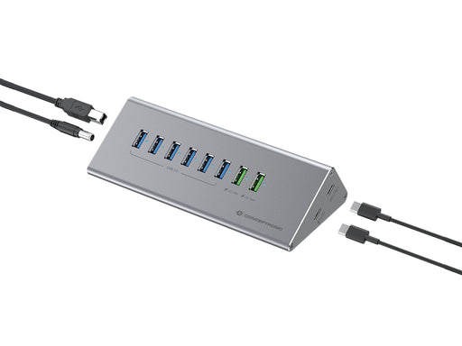 EAN 4015867234389 - Conceptronic HUBBIES18G hub de interfaz USB 3.2 Gen 1 (3.1 Gen 1) Type-B 5000 Mbit/s Gris imagen 1