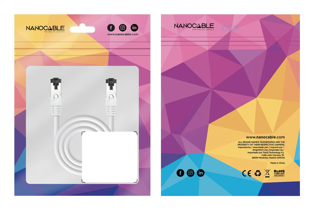 EAN 8433281015944 - Nanocable 10.20.2001-W cable de red Cat8.1 S/FTP (S-STP) imagen 5