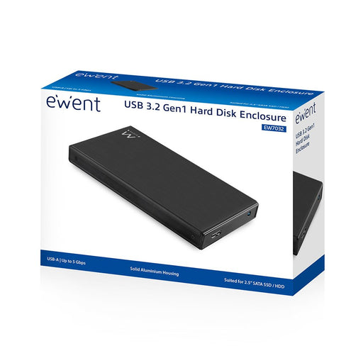 EAN 8054392612701 - Ewent EW7032 caja para disco duro externo Carcasa de disco duro/SSD Negro 2.5" imagen 2