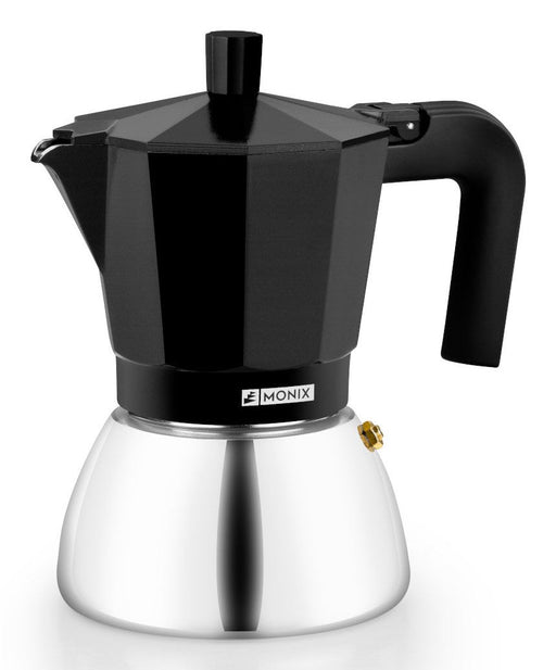 EAN 8435092433801 - Monix M863006 cafetera manual Cafetera italiana 0,37 L Negro imagen 1