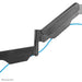EAN 8717371449056 - Neomounts WL70-550BL12 soporte para TV 106,7 cm (42") Negro imagen 10