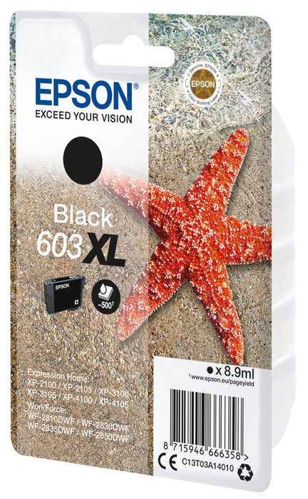EAN 8715946666365 - Epson C13T03A14020 cartucho de tinta 1 pieza(s) Original High (L) Yield Negro imagen 1