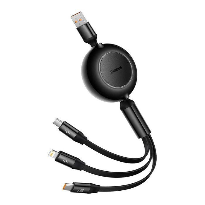 EAN 6932172609092 - Baseus CAMJ010101 cable USB USB 2.0 1,1 m USB A USB C/Micro-USB B/Lightning Negro imagen 1