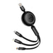 EAN 6932172609092 - Baseus CAMJ010101 cable USB USB 2.0 1,1 m USB A USB C/Micro-USB B/Lightning Negro imagen 1