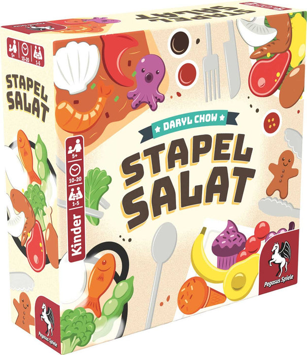 EAN 4250231739231 - Pegasus Spiele Stapelsalat Stacked salad 20 min Juego de mesa Educativo imagen 1