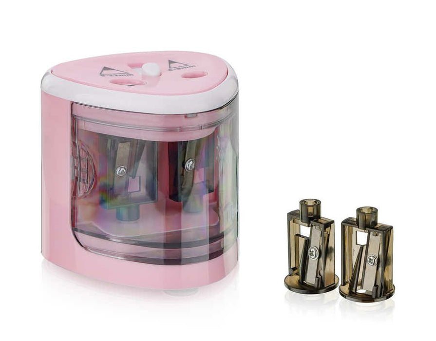 EAN 7640460545951 - Peach PO102 Sacapuntas eléctrico Rosa, Blanco imagen 5