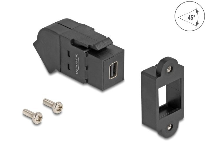 EAN 4043619671540 - DeLOCK 67154 cambiador de género para cable Mini DisplayPort DisplayPort Negro imagen 2