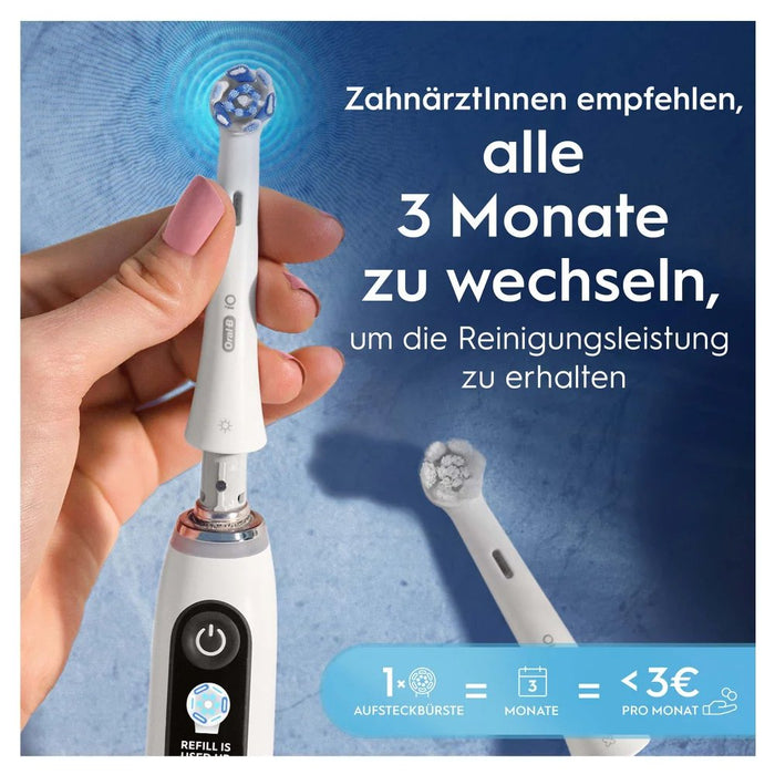 EAN 8700216373333 - Oral-B iO Ultimative Reinigung 2er 2 pieza(s) Blanco imagen 4