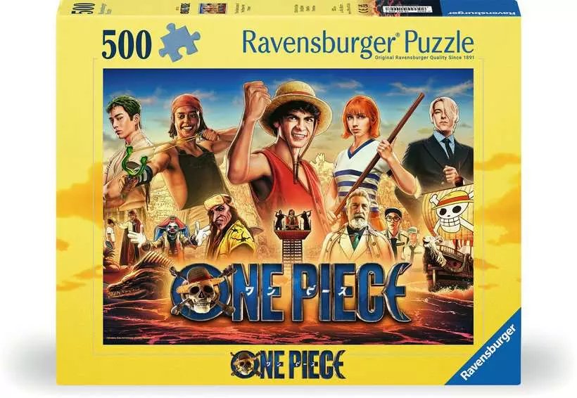 EAN 4005555014997 - Ravensburger Puzzle 500 pieces - The Adventures of the Straw Hat Pirates / One Piece Puzzle rompecabezas  imagen 1