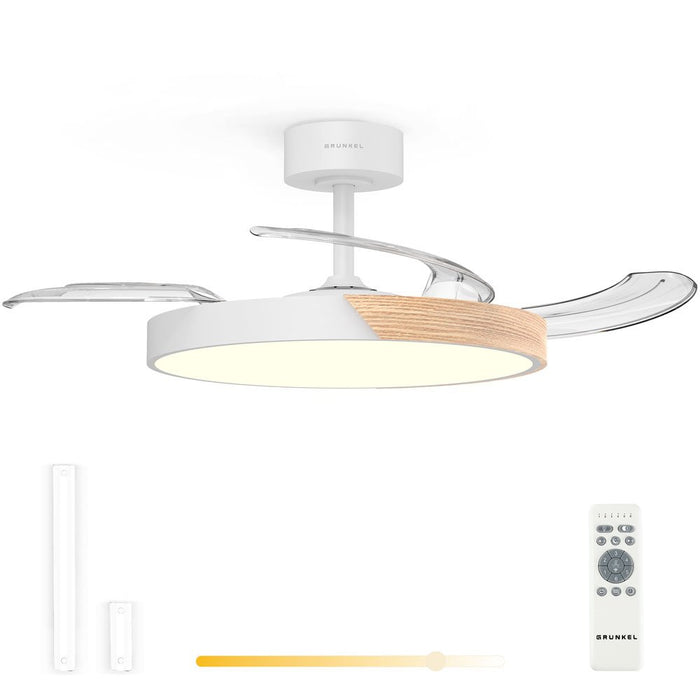 EAN 8426156019482 - Grunkel SKYDUAL42 ventilador Blanco, Madera imagen 1