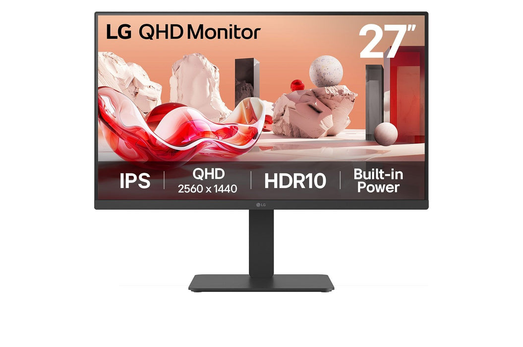 EAN 8806096431160 - LG 27BA54QB-B pantalla para PC 68,6 cm (27") 2560 x 1440 Pixeles Quad HD LCD Negro imagen 1