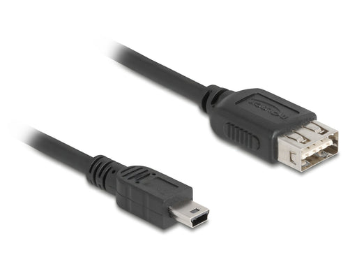 EAN 4043619815227 - DeLOCK 81522 cable USB USB 2.0 0,2 m Mini-USB B USB A Negro imagen 1