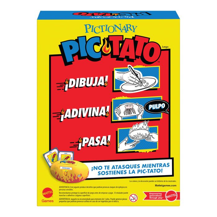 EAN 0194735328178 - Mattel Games Pictionary Pic-Tato Juego de mesa Dibujo imagen 12