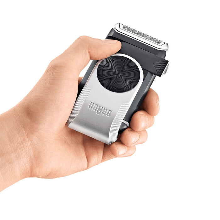 EAN 4210201649946 - Braun MobileShave PocketGo M90 Azul, Plata imagen 3